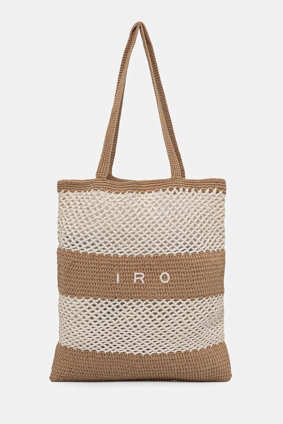 IRO geantă de bumbac incape in A4 bej WM46STRINGBAG