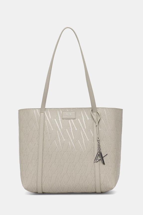 Armani Exchange kabelka typu shopper dámska z imitácie kože zelená XW001199.AF15325