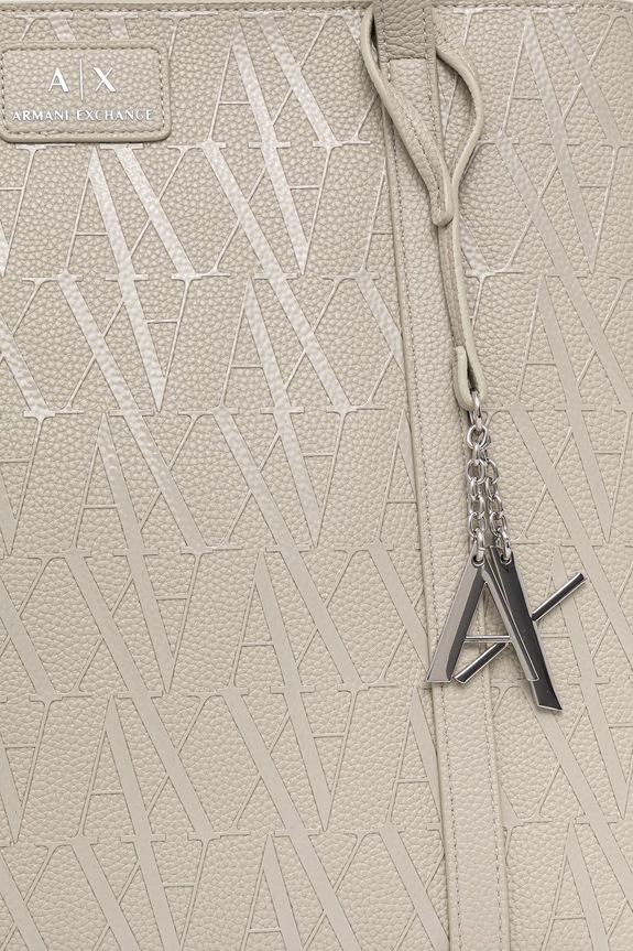 Armani Exchange kabelka typu shopper dámska z imitácie kože zelená XW001199.AF15325