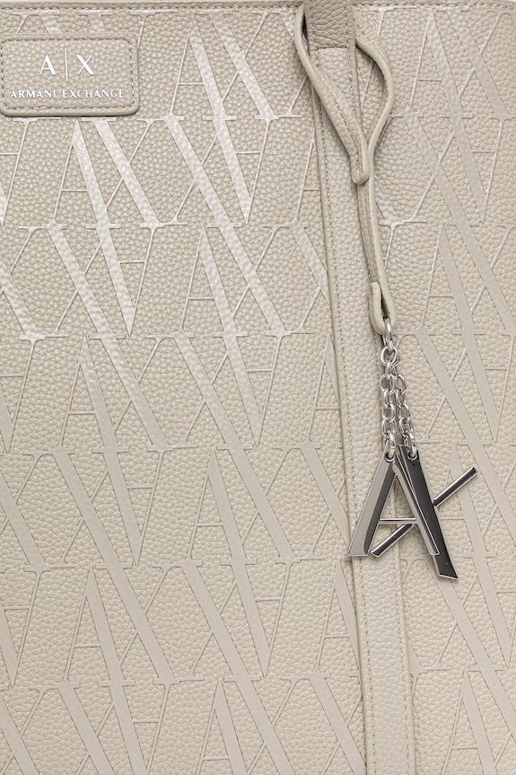 Armani Exchange kabelka typu shopper dámska z imitácie kože zelená XW001199.AF15325