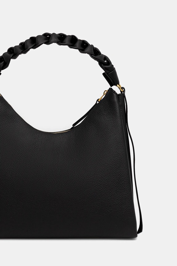 Αξεσουάρ Δερμάτινη τσάντα Coccinelle E1.M50.13.02.01 μαύρο
