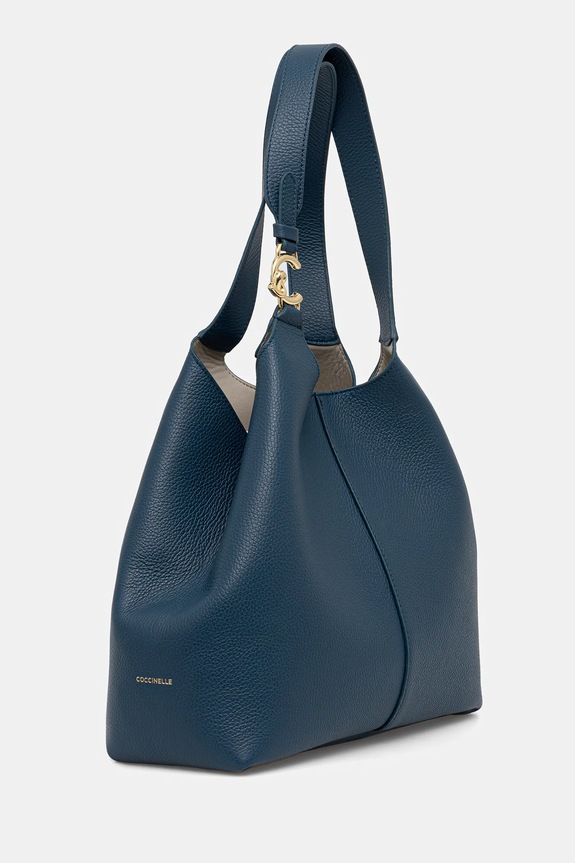 Coccinelle borsa a mano in pelle E1.SHA.11.01.01 blu AW25