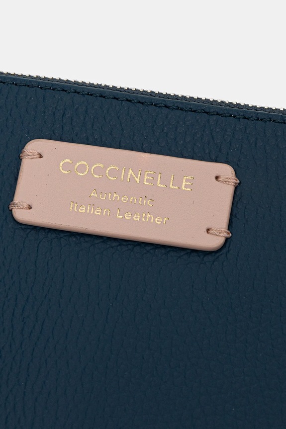 Coccinelle borsa a mano in pelle blu E1.SHA.11.01.01