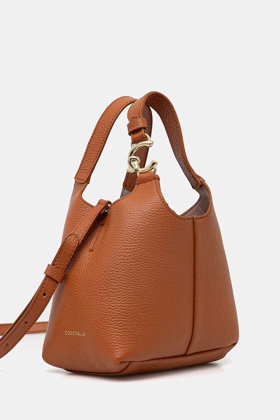 Coccinelle crossbody torba za žene kožna E1.SHA.58.01.01 narančasta SS26