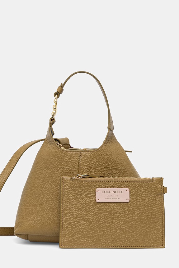 Coccinelle torebka crossbody damska skórzana złoty E1.SHA.58.01.01
