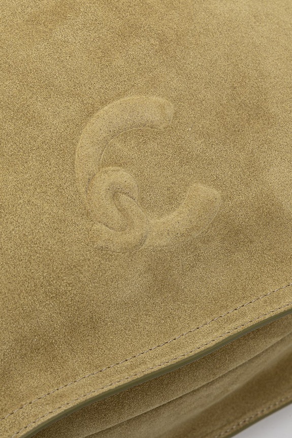 Coccinelle Geantă shopper de damă din piele întoarsă COCCINELLEDULSE SUEDE aur E1.SS6.11.01.01