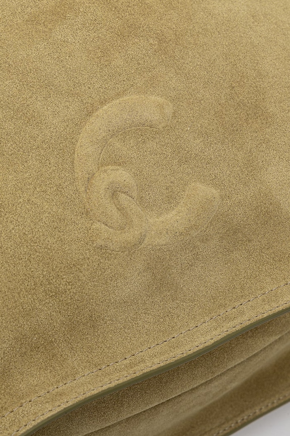 Coccinelle shopper torba za žene od brušene kože COCCINELLEDULSE SUEDE zelena E1.SS6.11.01.01