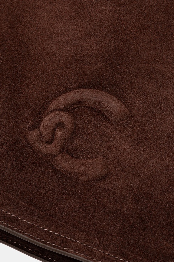 Coccinelle shopper torba za žene od brušene kože COCCINELLEDULSE SUEDE smeđa E1.SS6.11.01.01