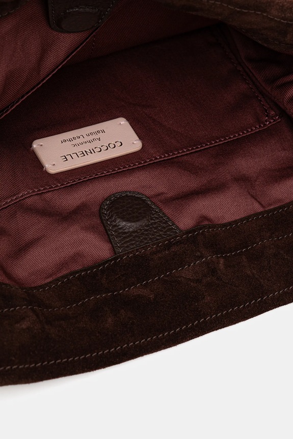 Coccinelle shopper torba za žene od brušene kože COCCINELLEDULSE SUEDE E1.SS6.11.01.01