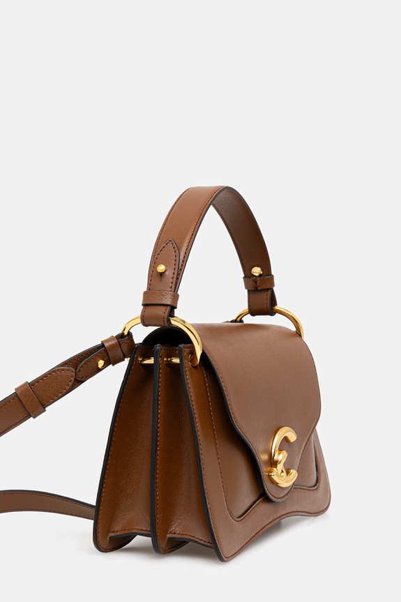 Coccinelle torebka skórzana E1.SSK.18.02.01 brązowy SS25