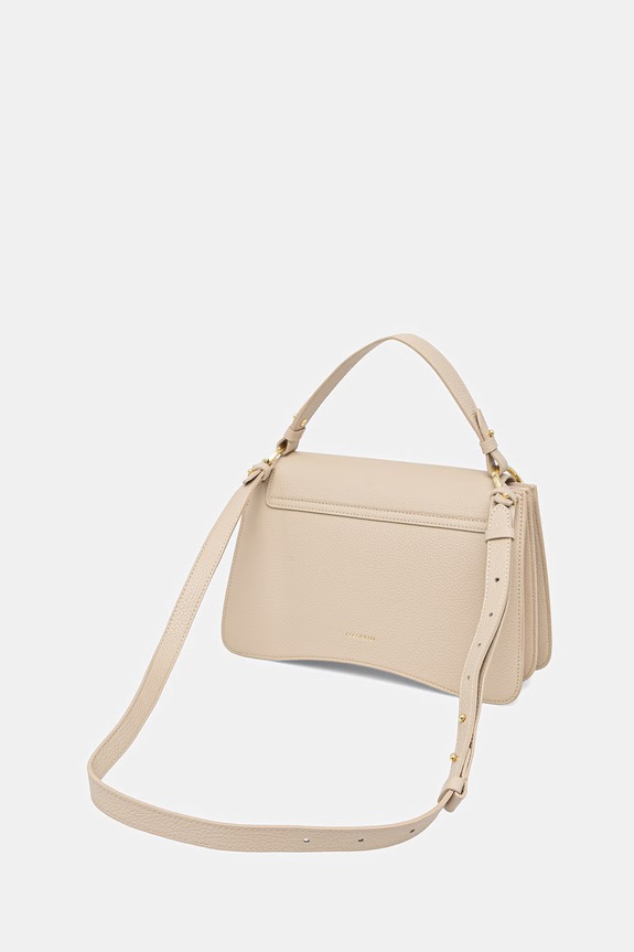 Αξεσουάρ Δερμάτινη τσάντα Coccinelle E1.SSL.18.01.01 μπεζ