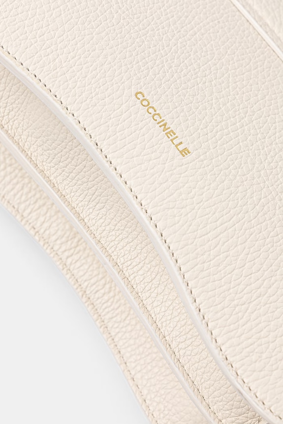 Δερμάτινη τσάντα Coccinelle μπεζ E1.SSL.18.02.01