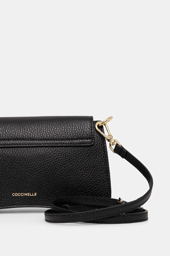 Αξεσουάρ Δερμάτινη τσάντα Coccinelle E5.SSL.27.01.01 μαύρο