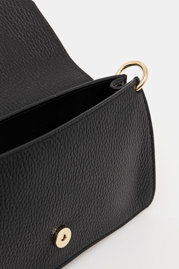 Δερμάτινη τσάντα Coccinelle μαύρο E5.SSL.27.01.01