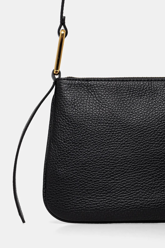 Αξεσουάρ Δερμάτινη τσάντα Coccinelle E5.MQF.55.03.01 μαύρο