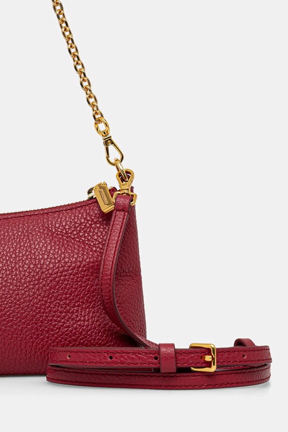 Doplňky Coccinelle crossbody kabelka dámská kožená E5.QH0.55.01.01 růžová