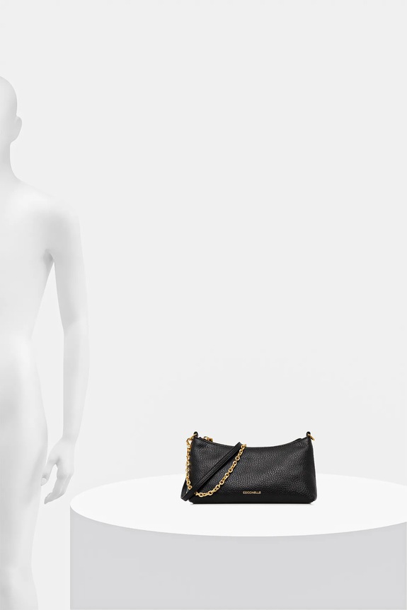 Coccinelle torebka crossbody damska skórzana E5.QH0.55.01.01 czarny