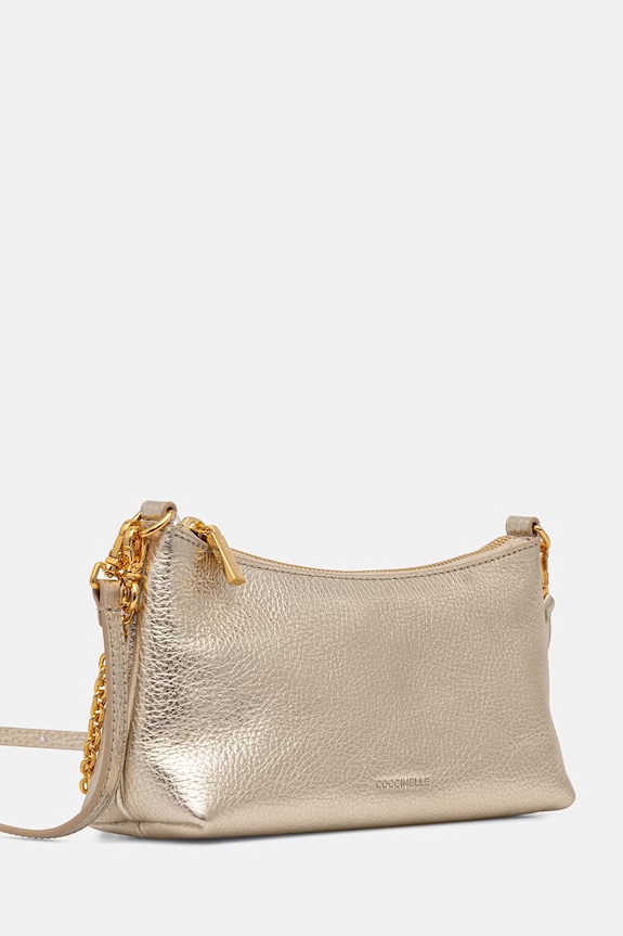 Coccinelle geantă crossbody de damă din piele E5.QH0.55.01.01 aur SS26