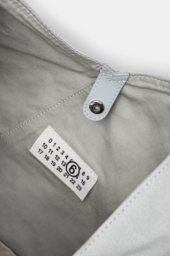 Kabelka MM6 Maison Margiela Japanese Draped SB5WC0019 šedá