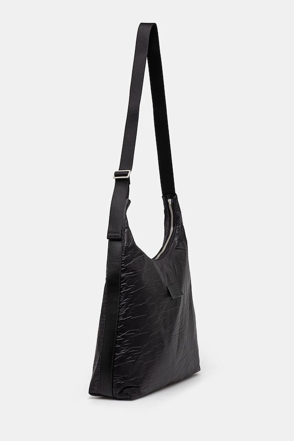 Τσάντα MM6 Maison Margiela Crunched Nylon Bag SB5ZH0017 μαύρο SS25