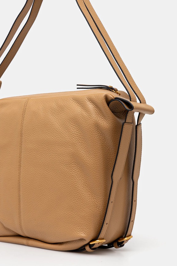 Αξεσουάρ Δερμάτινη τσάντα Gianni Chiarini GUIA ZN.11340.COMM.GRN μπεζ