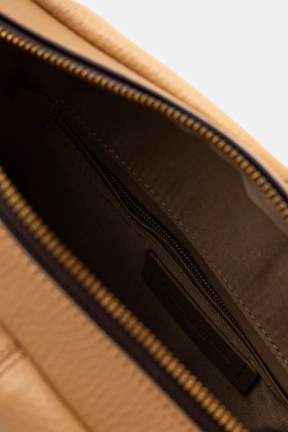 Δερμάτινη τσάντα Gianni Chiarini GUIA ZN.11340.COMM.GRN μπεζ