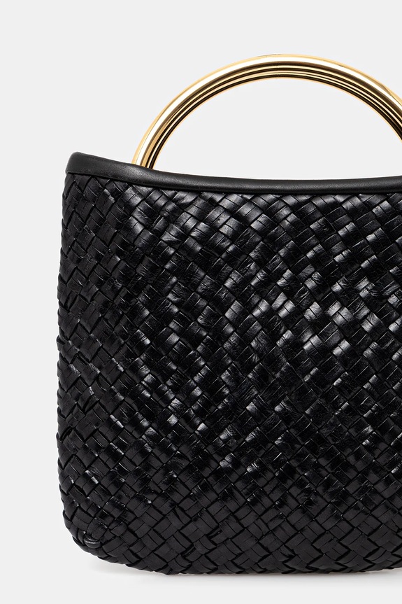 Accesorii Luisa Spagnoli geantă de piele 542188 negru