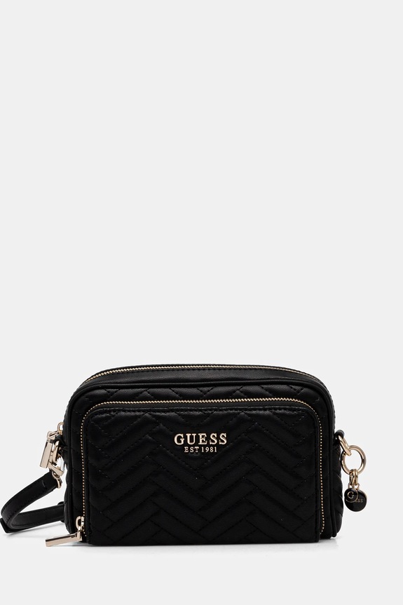 Kabelka Guess ANNING hladký černá HWQG95.08140