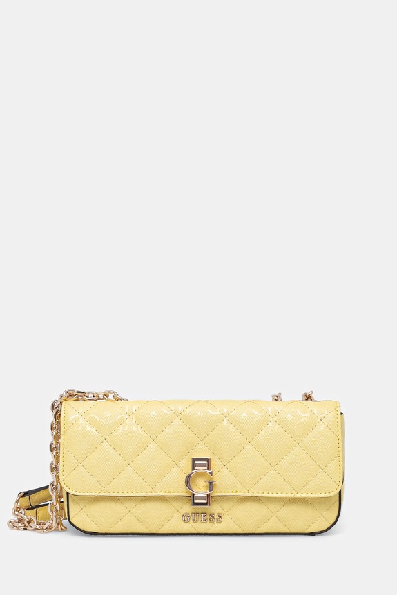 Guess poseta BESSEY cu modele galben HWGG95.22210