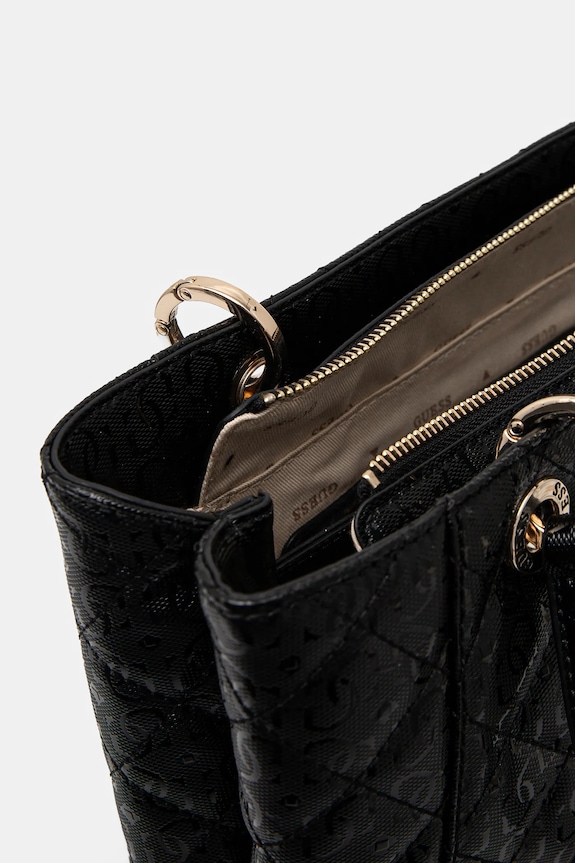 Τσάντα Guess BESSEY μαύρο HWGG95.22250