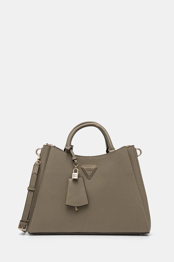 Guess torebka JAZLYNN nie mieści A4 zielony HWEZG9.52306
