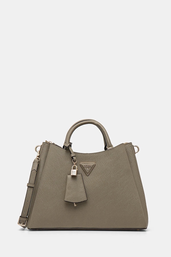 Guess torebka JAZLYNN nie mieści A4 zielony HWEZG9.52306