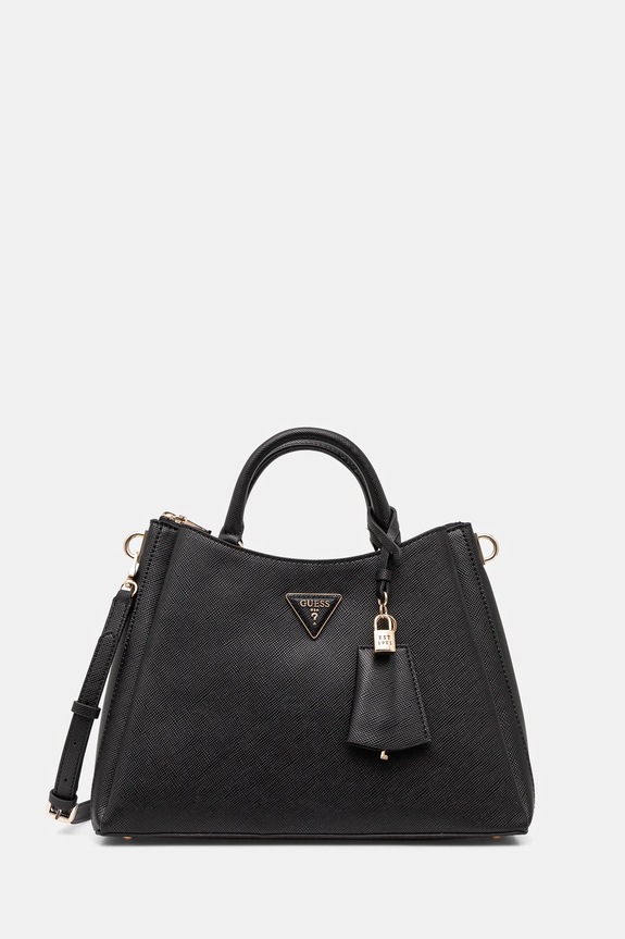 Guess torebka JAZLYNN nie mieści A4 czarny HWEZG9.52306