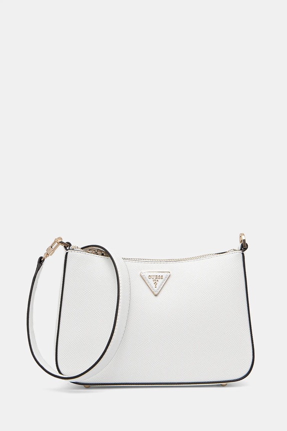 Torba Guess JAZLYNN imitacija zrnate kože bijela HWEZG9.52317