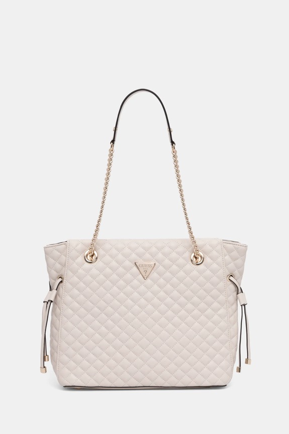 Guess torebka RIANEE nie mieści A4 beżowy HWEQG9.54122