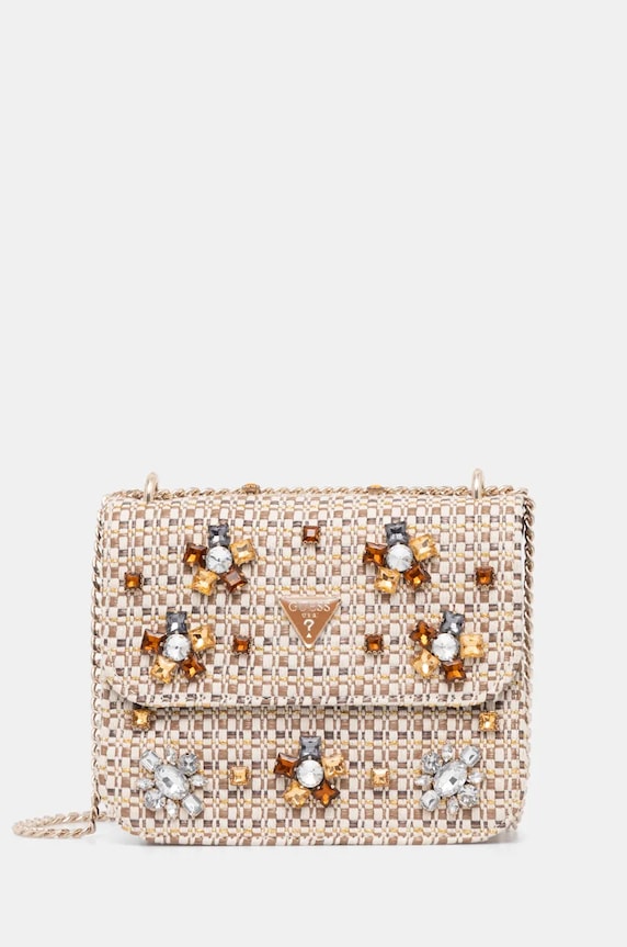 Guess torebka BEAUVOIR nie mieści A4 brązowy HWWE95.28210
