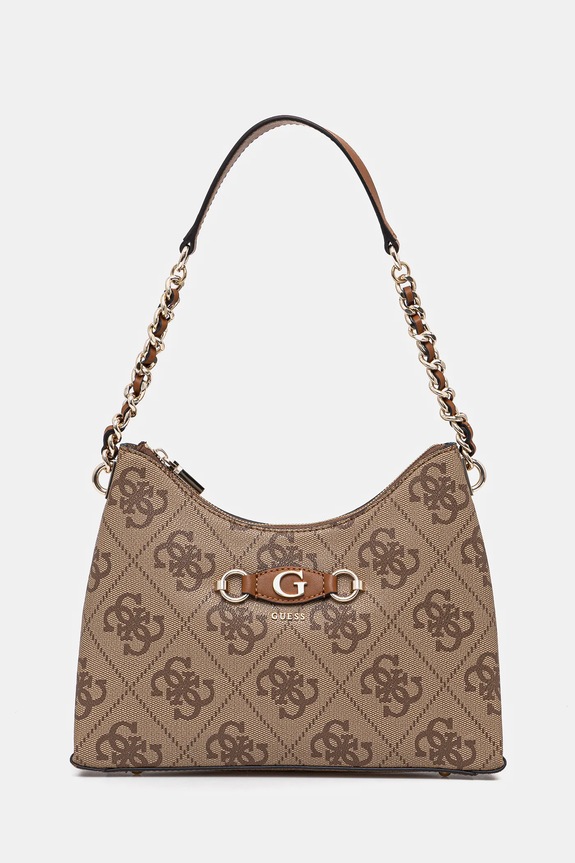 Kabelka Guess IZZY vzorovaný béžová HWOS86.54010