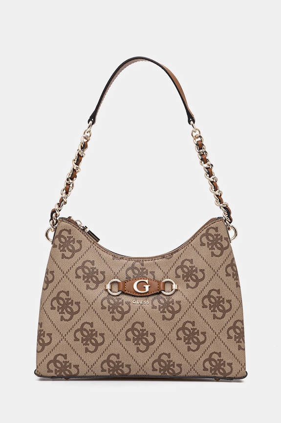 Kabelka Guess IZZY vzorovaný béžová HWOS86.54010