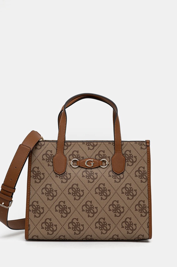 Kabelka Guess IZZY vzorovaný béžová HWOS86.54220