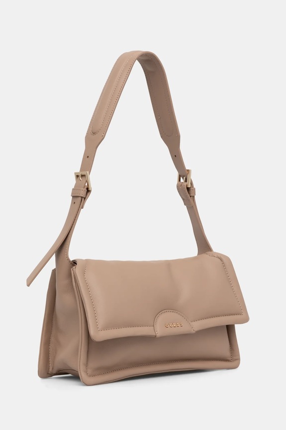 Guess poseta de piele EVA HWSTPF.L5116 bej SS25