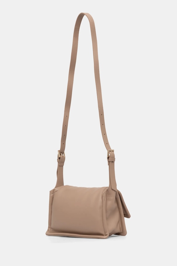 Accesorii Guess poseta de piele EVA HWSTPF.L5116 bej