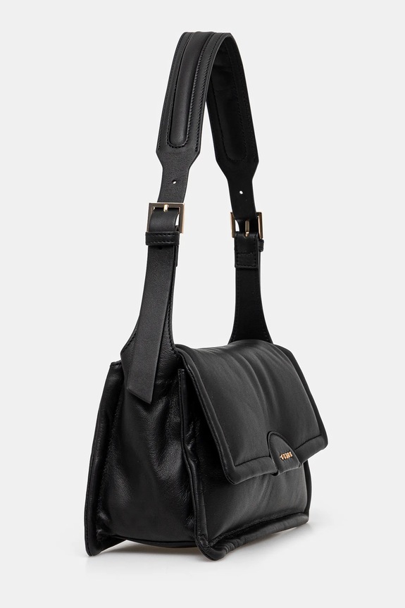 Kožená kabelka Guess EVA HWSTPF.L5116 čierna SS25