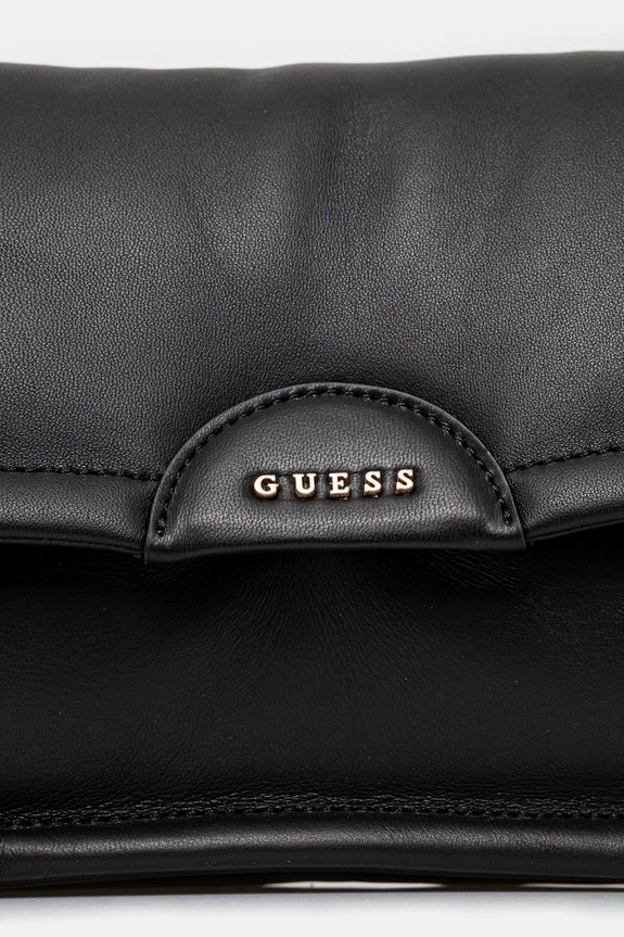 Kožená kabelka Guess EVA čierna HWSTPF.L5116