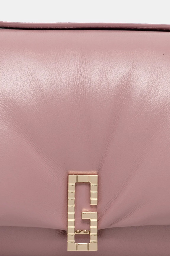 Kožna torba Guess ALIZEE roza HWAZAA.L5115