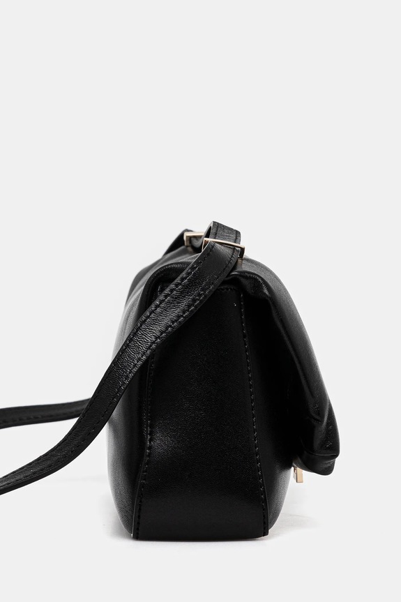 Guess torebka skórzana ALIZEE HWAZAA.L5115 czarny SS25