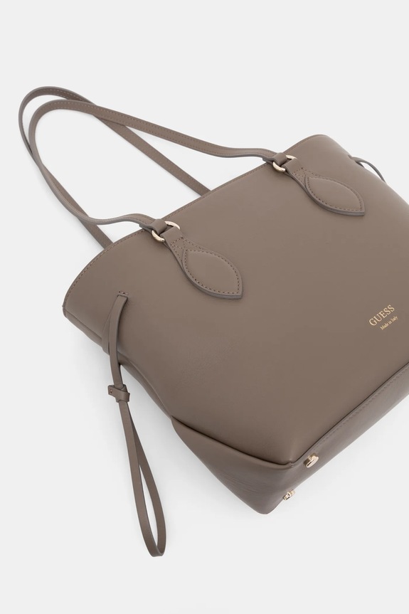 Guess poseta de piele FLORENCE maro HWFLNC.L5103