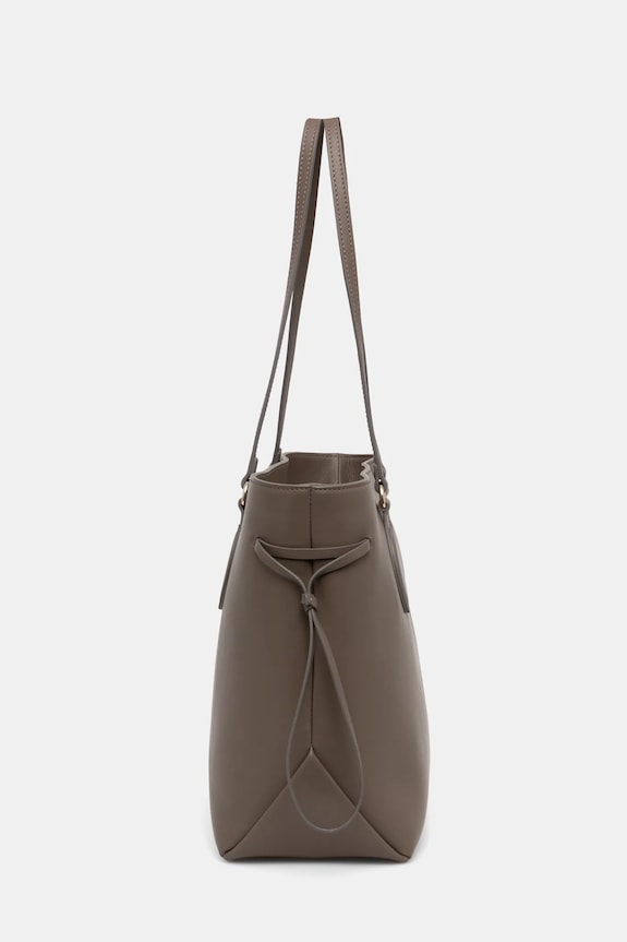 Kožená kabelka Guess FLORENCE HWFLNC.L5165 béžová SS25