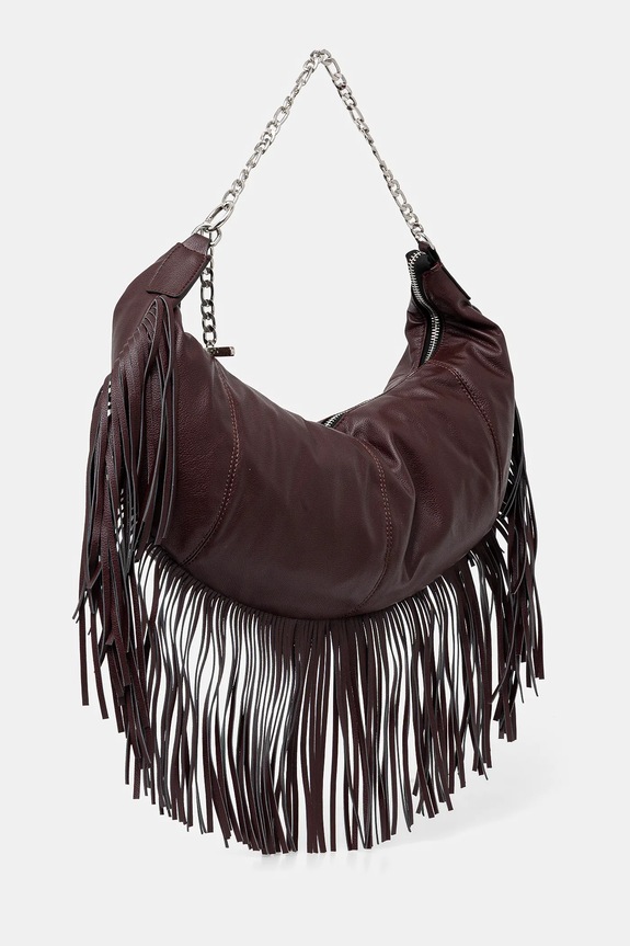 Sisley torebka 6TILWY050 bordowy SS25