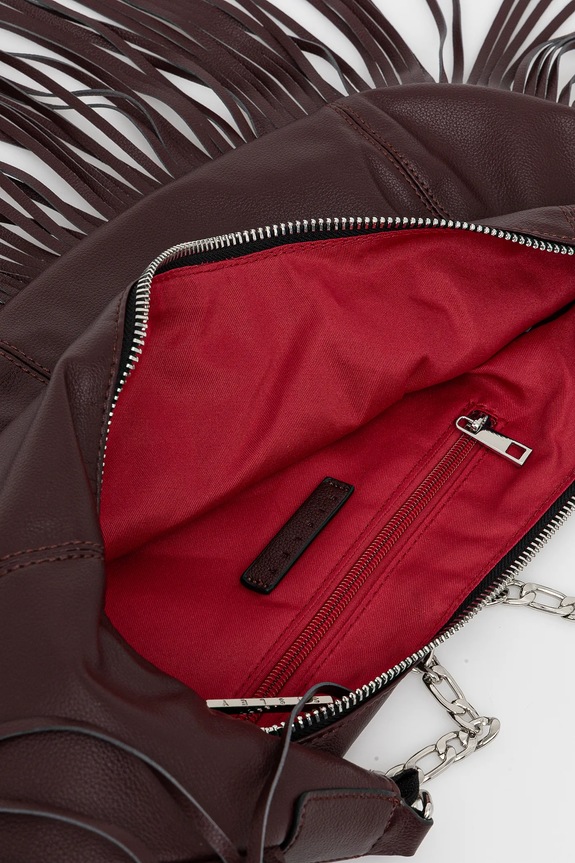 Sisley torebka 6TILWY050 bordowy