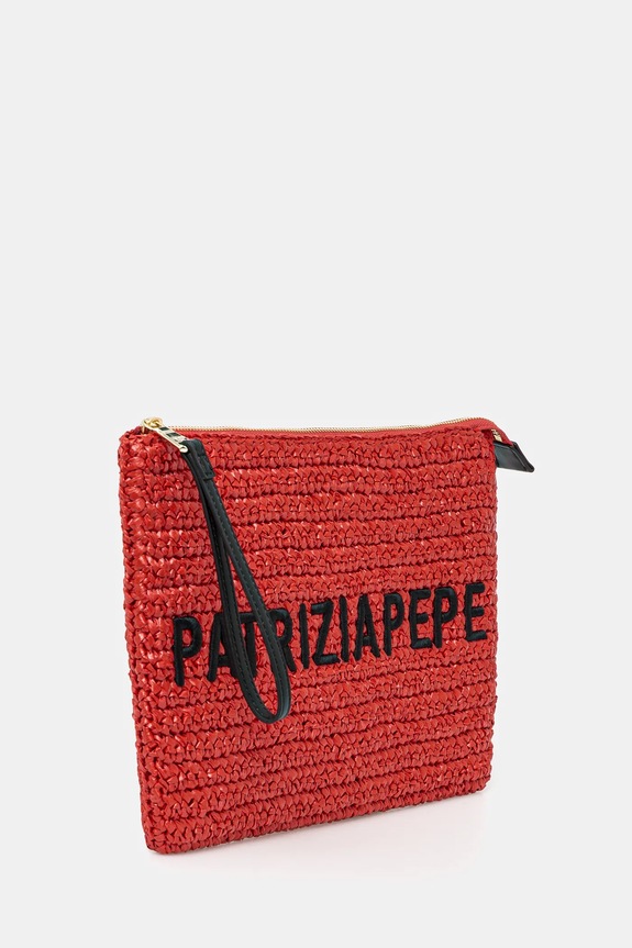 Listová kabelka Patrizia Pepe 2B0134.V039 červená SS25